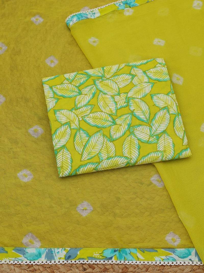 printed unstitched dress material