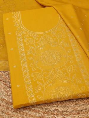 printed unstitched dress material 2