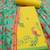 floral embroidered unstitched dress material