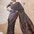 Navy blue ethnic motifs digital printed silk blend saree with unstitched blouse