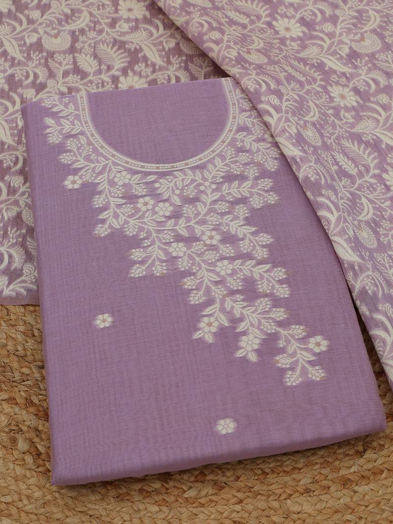 printed unstitched dress material