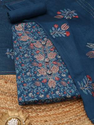 printed unstitched dress material 2