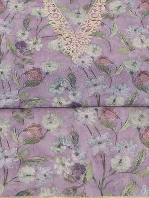 floral printed unstitched dress material 5