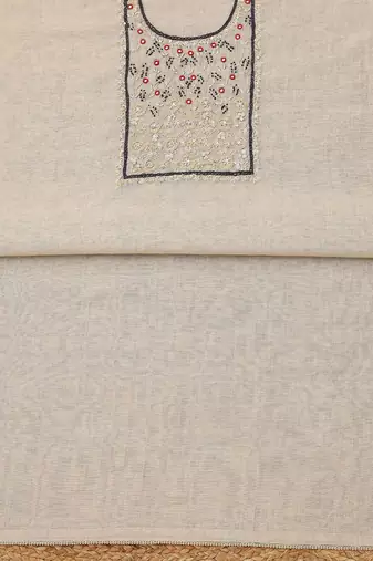 embroidered unstitched dress material