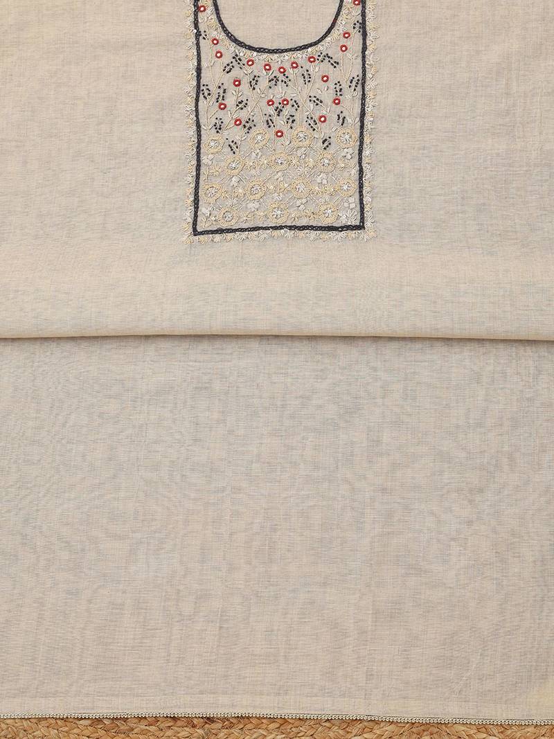 embroidered unstitched dress material