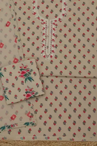 printed unstitched dress material