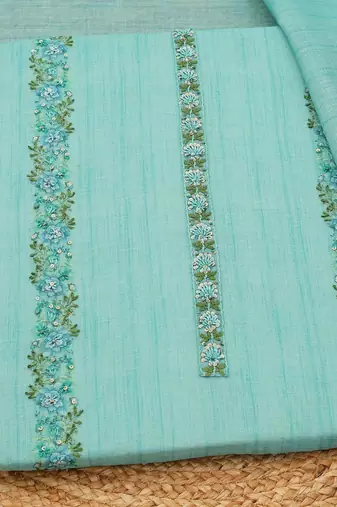 printed linen unstitched dress material