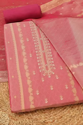 unstitched dress material