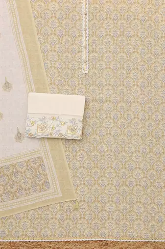 printed unstitched dress material