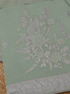 embroidered unstitched dress material 3