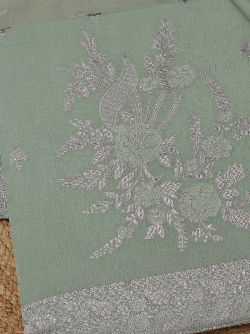 embroidered unstitched dress material