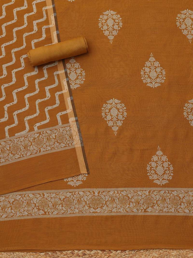 printed unstitched dress material