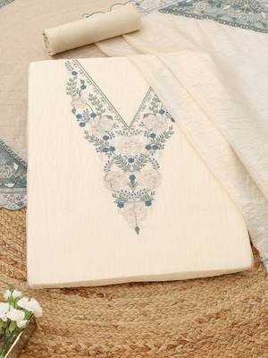 printed unstitched dress material 1