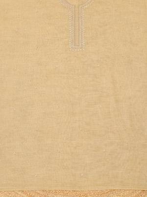 embroidered linen unstitched dress material 4
