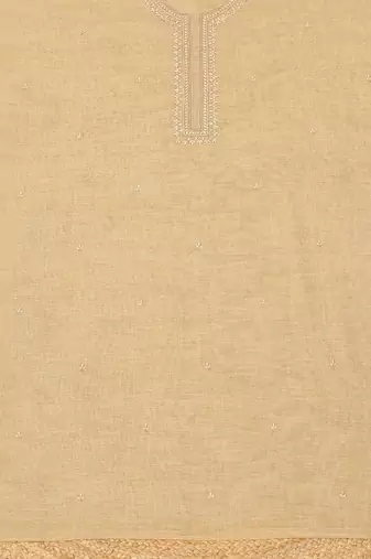 embroidered linen unstitched dress material