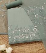 embroidered unstitched dress material