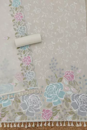 printed unstitched dress material