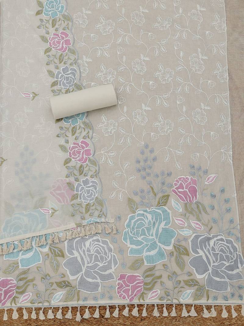 printed unstitched dress material