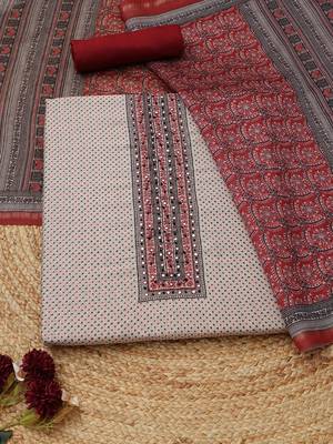 printed unstitched dress material 1