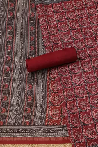 printed unstitched dress material