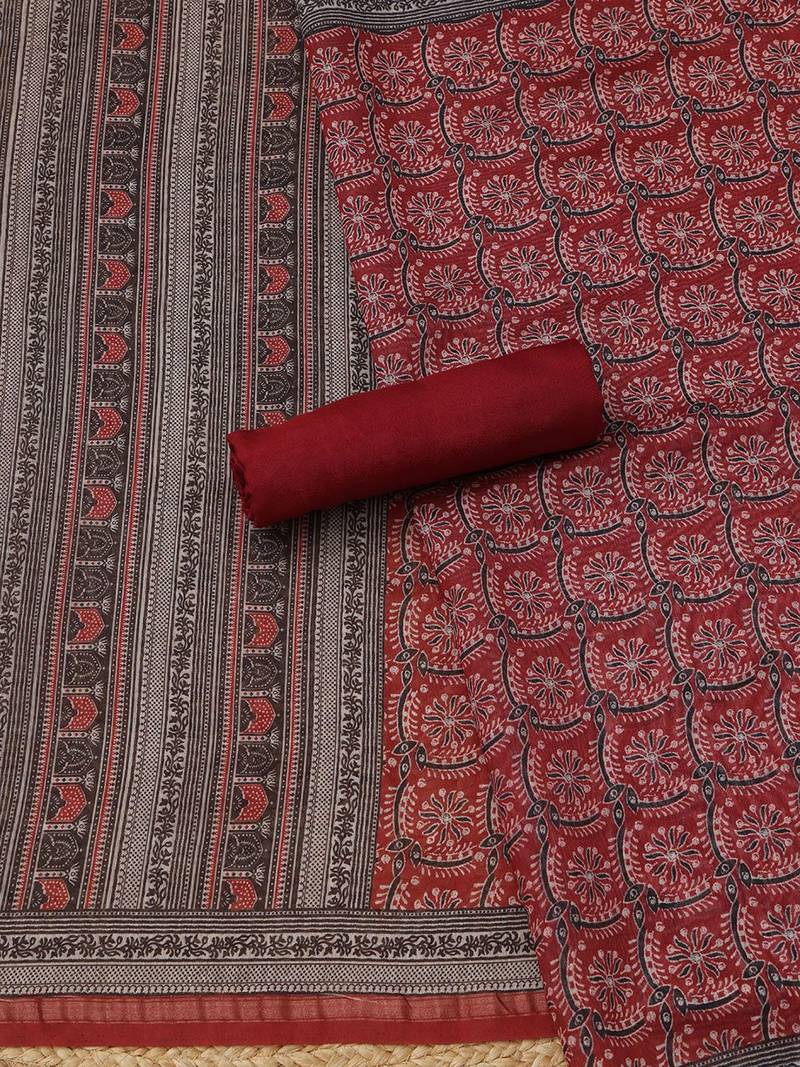 printed unstitched dress material