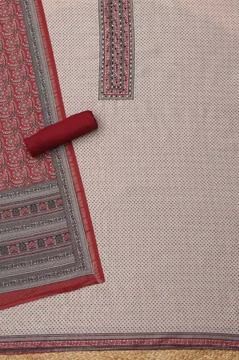 printed unstitched dress material