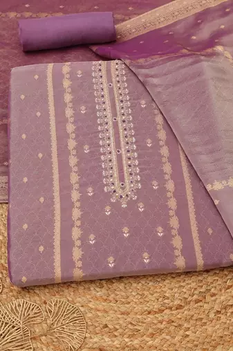 unstitched dress material