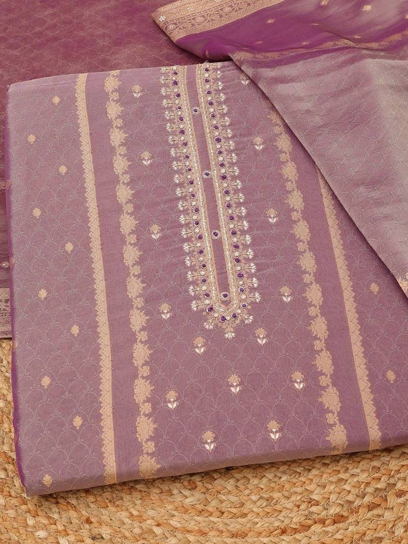 unstitched dress material