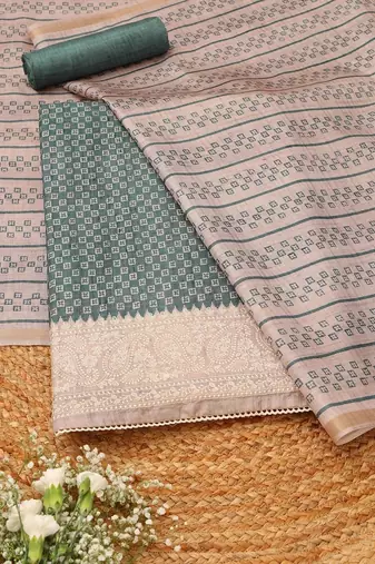 printed unstitched dress material