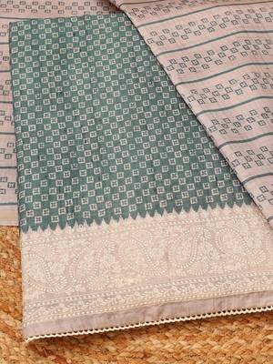 printed unstitched dress material 2