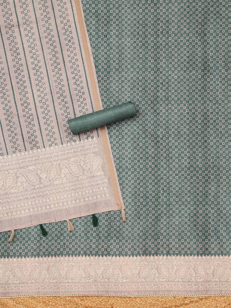 printed unstitched dress material