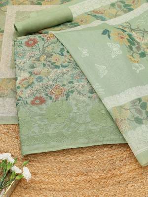printed unstitched dress material 1