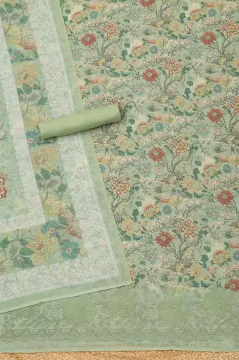printed unstitched dress material
