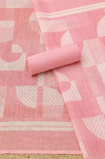 printed unstitched dress material