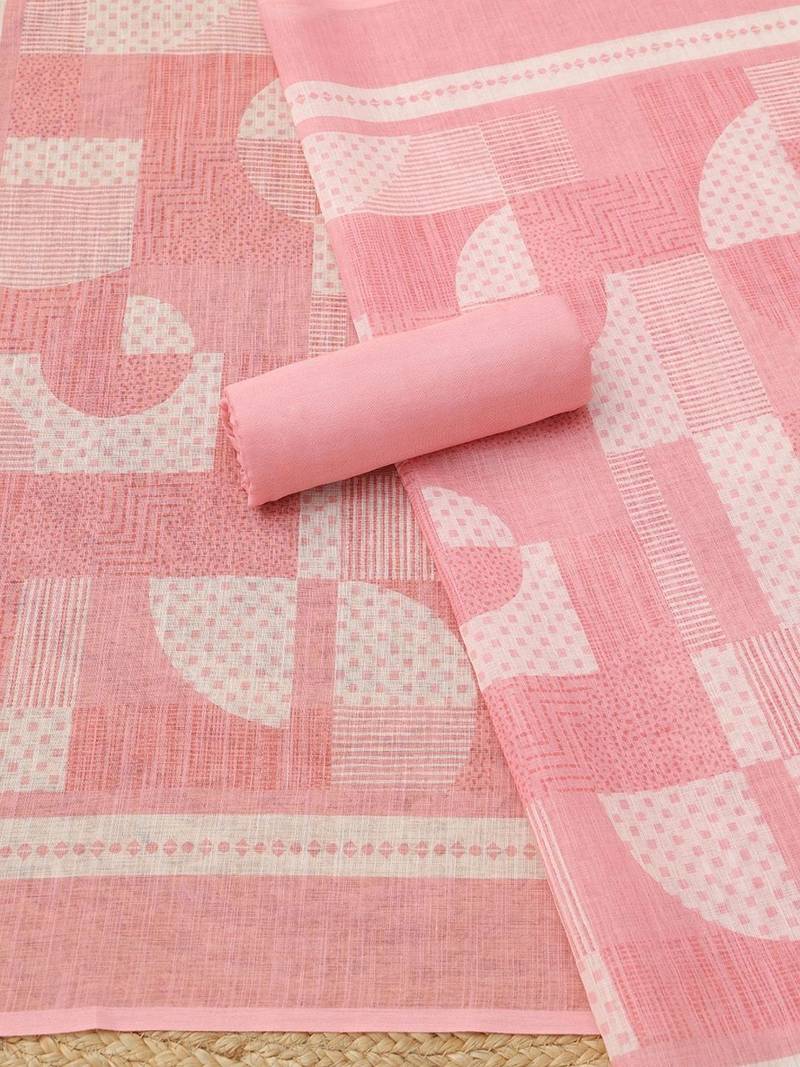 printed unstitched dress material