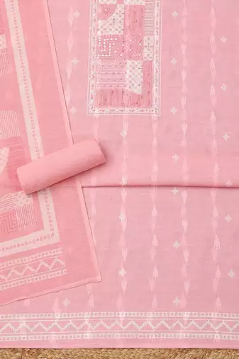 printed unstitched dress material