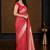 Red woven design zari silk blend banarasi saree
