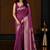 Pink woven design zari silk blend banarasi saree
