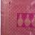 Pink woven design zari silk blend banarasi saree