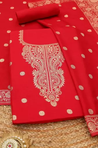printed unstitched dress material