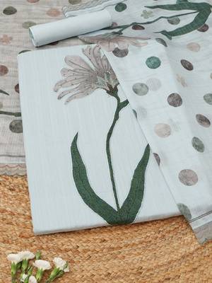 printed unstitched dress material 1