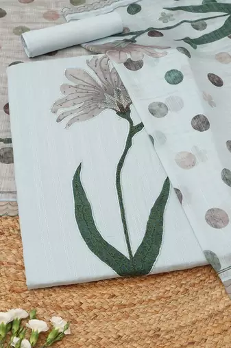 printed unstitched dress material
