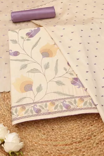 printed unstitched dress material