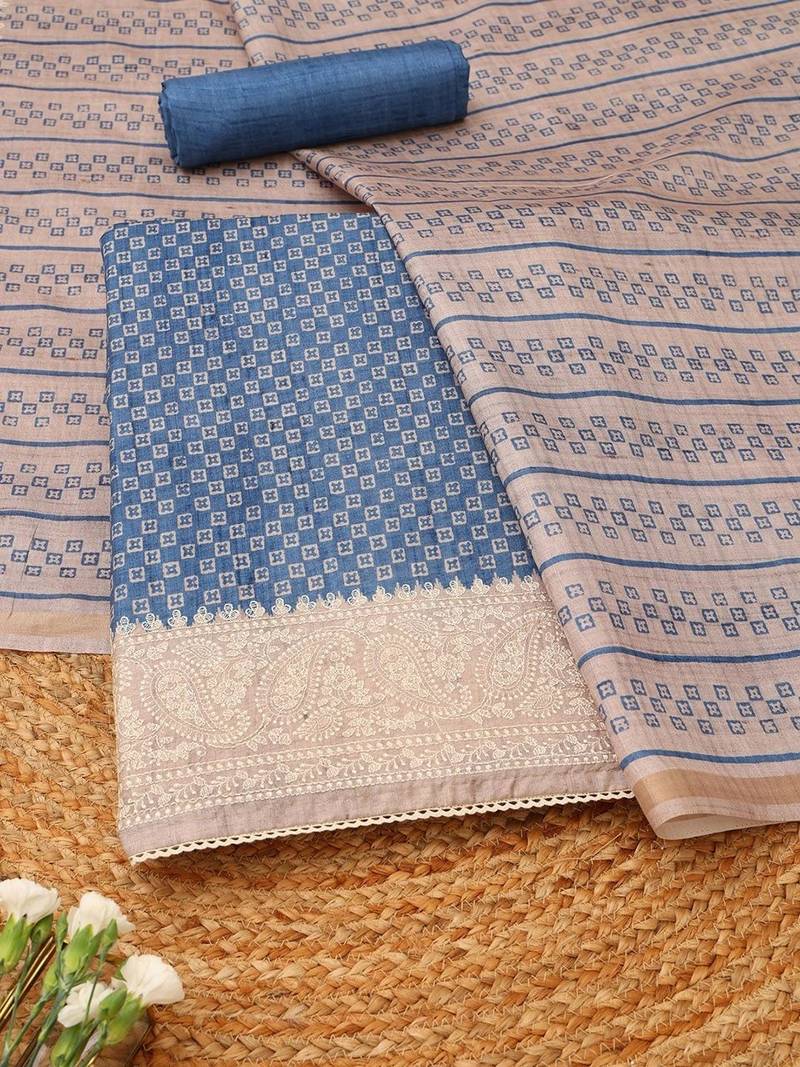 printed unstitched dress material
