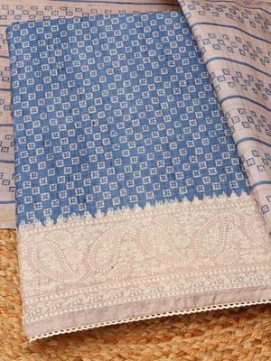 printed unstitched dress material 2