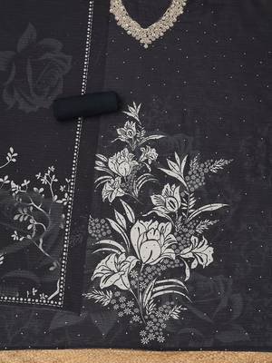 printed art silk unstitched dress material 3