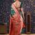 Green woven design heavy work baluchari saree
