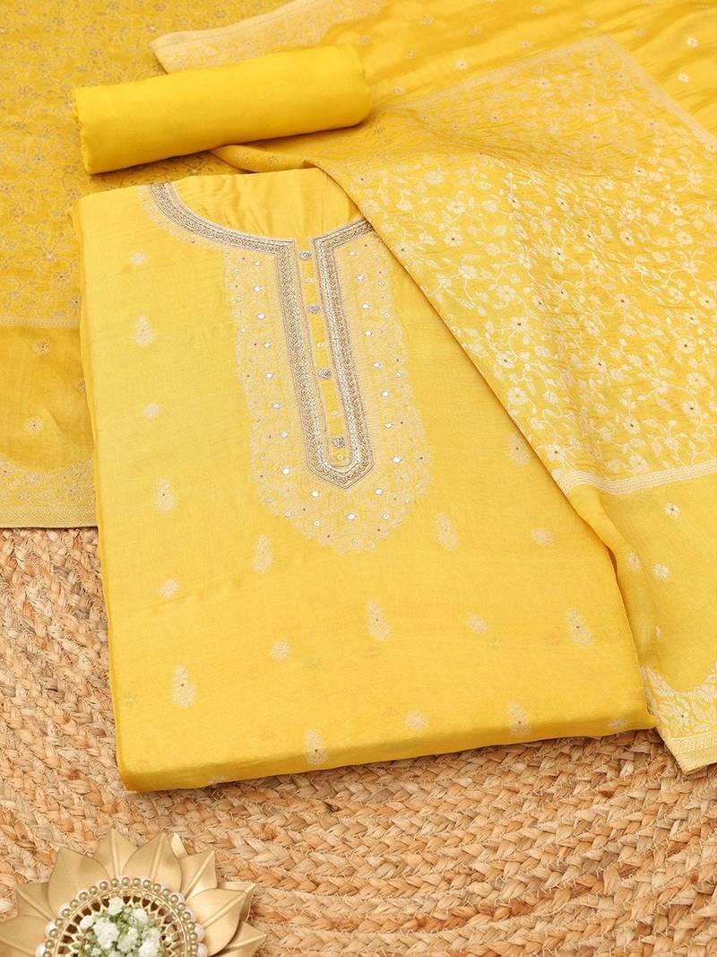 unstitched dress material