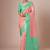 Pink banarasi woven design saree with blouse