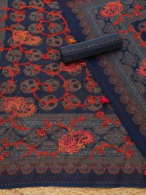 printed unstitched dress material 3
